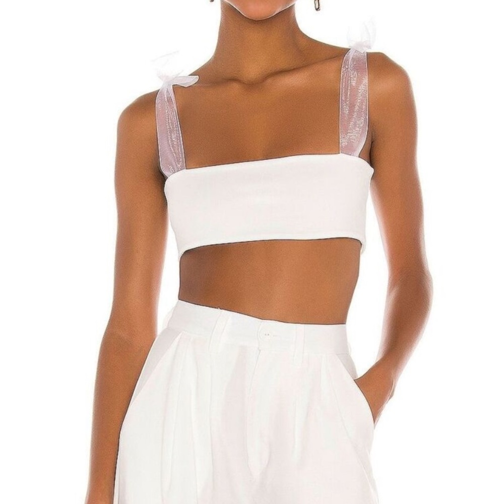 Avila by DN Kimi Top in White